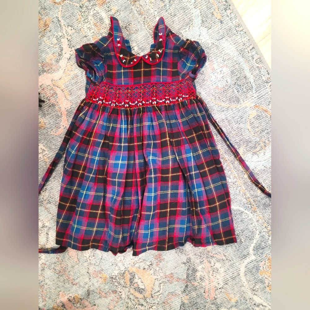 Beautiful Laura Ashley London Holiday dress double lined
